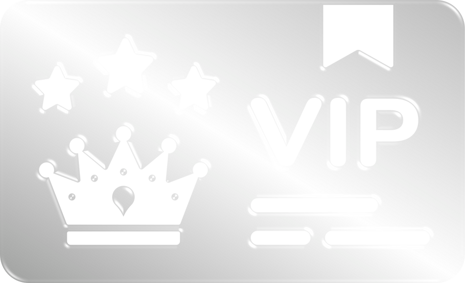 Silver Vip Card Icon